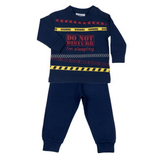 Fun2wear jongens pyjama 'Do not disturb' marine